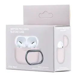 Чохол Silicone Case 1,2mm для AirPods Pro рожевий Sand - мініатюра 2