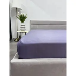 Простирадло на резинці Ecotton Nid Purple Полісатин 200х140 см (24579) - мініатюра 2