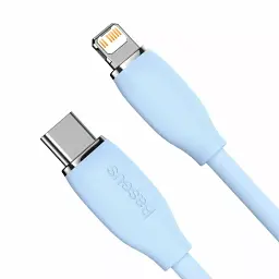Кабель Baseus Jelly Liquid Silica Gel Fast Charging Cable Type-C to Lightning 20W 2m CAGD020103 Blue - мініатюра 2