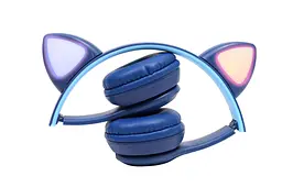 Дитячі бездротові Bluetooth навушники Cat Y47 з мікрофоном та котячими вушками, що світяться - мініатюра 5