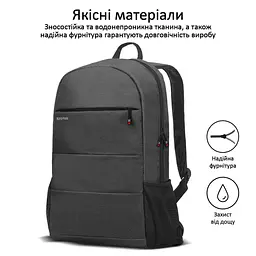 Рюкзак для ноутбука Promate 15.6 (alpha-bp.black) - мініатюра 2