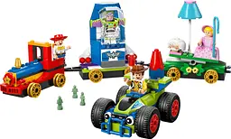 Конструктор LEGO Disney Pixar Святкування з Історії Іграшок: потяг і авто для перегонів 206 деталей (43264) - мініатюра 3