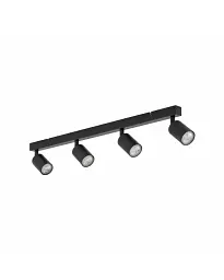 Світильник поворотний, спот TK Lighting 6177 Top GU10 4x10W IP20 Bk