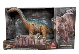 Фігурка динозавра Брахіозавр, що рухається, коричнево-синій, Dino Toys