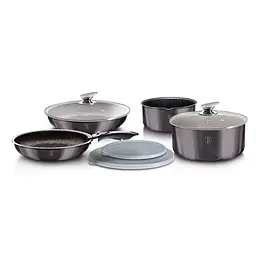 Набор посуды Berlinger Haus Metallic Line Carbon Pro 9 предметов (BH-6918)