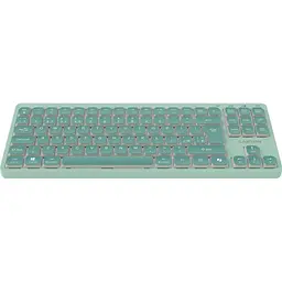 Клавіатура Canyon Keyboard OnType 10 Low Profile EN Wired Green (CNS-HKB10GR) - мініатюра 4