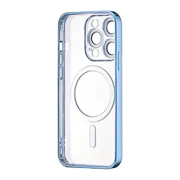 Чохол Ductil Metallic Edge with MagSafe (Protected Camera & Lens) iPhone 14 Pro Light Blue - мініатюра 3