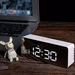 Настільний дзеркальний годинник Beluck Mirror Clock 1 з термометром - мініатюра 7