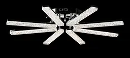 Люстра стельова LED Splendid Ray LT8007/8, 160W, хром/білий, сучасний стиль, діаметр 70 см - мініатюра 4