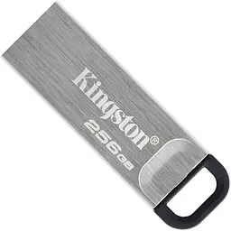 USB флеш-накопичувач Kingston DataTraveler Kyson 256GB USB-A 3.2 Gen 1 Silver/Black (DTKN/256GB) [69969] - мініатюра 3