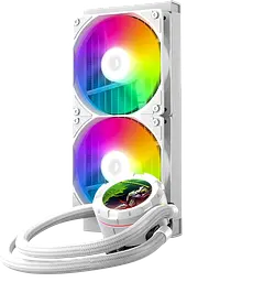 Водяне охолодження ID-Cooling Space LCD SL240 XE ARGB White - мініатюра 1