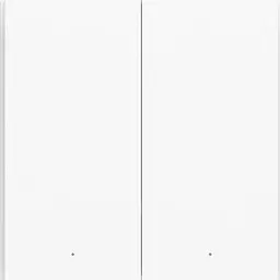 Розумний вимикач Aqara Smart Wall Switch H1 White (з нейтраллю, 2 клавіши) (WS-EUK04) Global EU [71972] - мініатюра 2