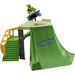 Игровой набор Funrise TMNT Ракушки-ниндзя классические мини Скейт-парк (71053) - миниатюра 6