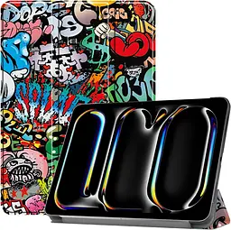 Чохол-книжка BeCover Smart Case для Apple iPad Pro 11 M4 2024 Graffiti (711637) - мініатюра 2