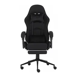 Крісло ігрове GT Racer X-2324 Black Suede (X-2324 Fabric Black Suede) - мініатюра 2