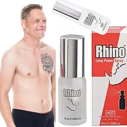Пролонгуючий спрей Hot Rhino Long Power Spray 10 мл - мініатюра 4