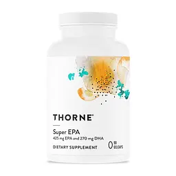 Ейкозапентаєнова кислота Thorne Super EPA 90 gelcaps
