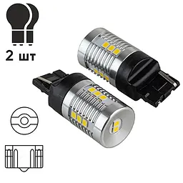 Лампа PULSO/габаритні/LED 7440/W3x16d/14SMD-2835/1контакт/9-18v/1050lm/WHITE