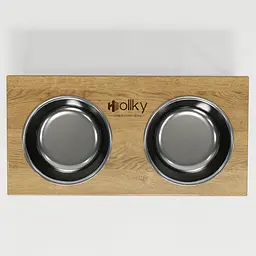 Hollky Base XL20 — миски на підставці для великих собак (2 × 1,8 л) - мініатюра 4
