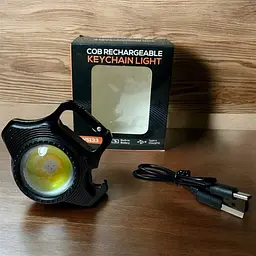Ліхтар - Брелок з карабіном (3 кольори) MULTIFUNCTIONAL W-5133-COB - мініатюра 4
