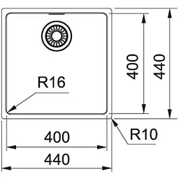 Кухонна мийка Franke MRX 110-40 122.0598.646 - мініатюра 3