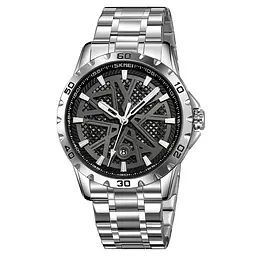 Наручний годинник чоловічий 9337SIBK Silver-Black Skmei acs0030895