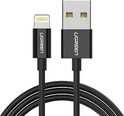 Кабель Ugreen USB Type A - Apple Lightning 1 м MFi Black (US155/80822)