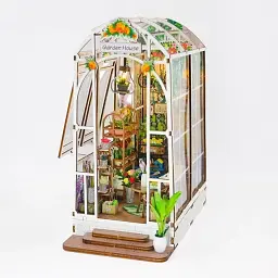 Садовий будиночок Book Nook Garden House DIY Інтер'єрний конструктор M02313 - мініатюра 5
