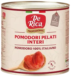 Очищені цілі помідори PELATI DE RICA (2,5 кг)