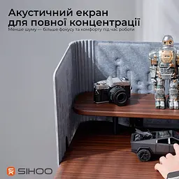 Геймерський стіл Sihoo D07 1.8m Walnut/Black (D07A-101/D07J-101-AB/D07-P) - мініатюра 7