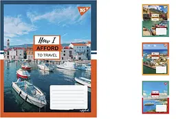 Набір зошитів учнівських Yes Travel лінія 96 аркушів 5 шт 766131