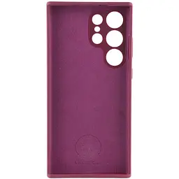 Чохол Silicone Cover Lakshmi Full Camera (AAA) для Samsung Galaxy S23 Ultra Бордовий / Plum - мініатюра 3