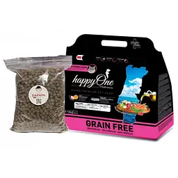 Сухой корм для стерилизованных кошек happyOne Mediterraneum Sterilized Cat Fresh Sardine со свежей сардиной беззерновой 1 кг на вес