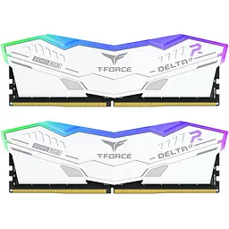 Модуль пам'яті DDR5 TEAM T-Force Delta α RGB 2x16GB 6000 MHz White (FF8D532G6000HC30DC01) [157803]