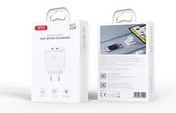 Мережевий зардний пристрій L140 - 35W PD Dual port USB-C White XO teh0022022 - мініатюра 4