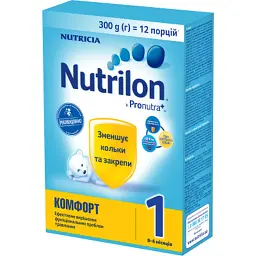 Дитяча суміш Nutrilon 1 Комфорт молочна 300 г (5900852038501) - мініатюра 1