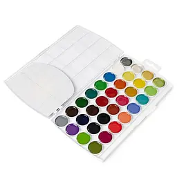 Акварель суха "Творчість" ГАММА'UA 400114, 32 кольори - мініатюра 2