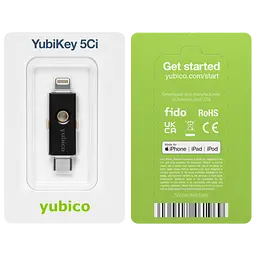 Апаратний ключ Yubico Yubikey 5Ci USB Type-C, Lightning (683072) - мініатюра 6