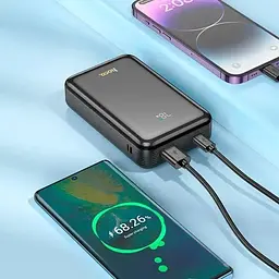 Павербанк Hoco Q21A Great 22.5W+PD22W 20000 mAh Black - мініатюра 4