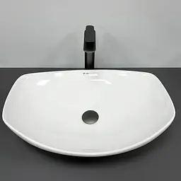 Умивальник VBI Ostuni white накладний VBI-012601, Білий - мініатюра 3