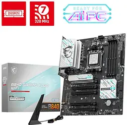Материнська плата MSI B840 GAMING PLUS WIFI (B840 GAMING PLUS WIFI) (Socket AM5, AMD B840, ATX) - мініатюра 5