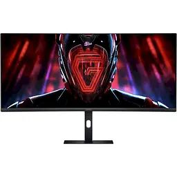 Монітор 34" Xiaomi Gaming Monitor G34WQi WLED, VA, 3440x1440 (21:9), 180 Гц, 1 мс, 350 кд/м², 4000:1, 1500R, 178°/178° чорний