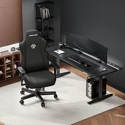 Ігрове крісло Anda Seat Kaiser 3E XL Black Fabric (AD23YC-XL-09-B-CF-B01) - мініатюра 9