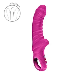 Вібратор для точки G Fun Factory TIGER Magenta, ребристий, підходить для анальної стимуляції