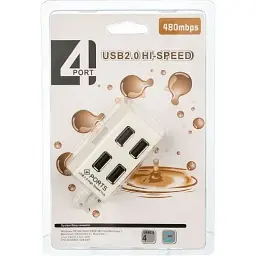 USB-хаб Atcom TD4004 White (10724)