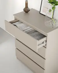 Комод в спальню MebelStar Нео 4Ш 80x43x98 см Кашемір (MBS-1074) - мініатюра 3