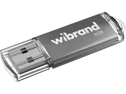 Флешка Wibrand 4 GB Cougar Silver USB 2.0 (WI2.0/CU4P1S)