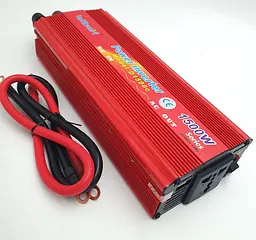 Автоінвертор 12 V-220 V перетворювач напруги 1500 W UKC AC/DC - мініатюра 7
