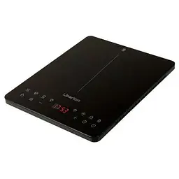 Настільна плита Liberton LIC-3702, чорний, 1500W, індукційна, 8 режимів, 1 конфорка, керування сенсорне, склокераміка, дисплей,