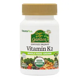 Вітаміни та мінерали NaturesPlus Source of Life Garden Vitamin K2 120 mcg 60 вегакапсул